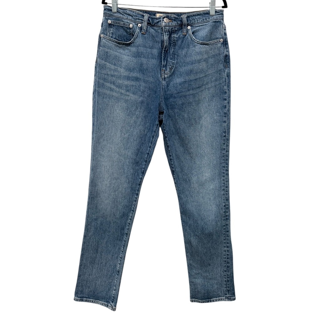 Madewell The Curvy Perfect Vintage Jean Womens Size 30T Blue Denim Straight Leg
